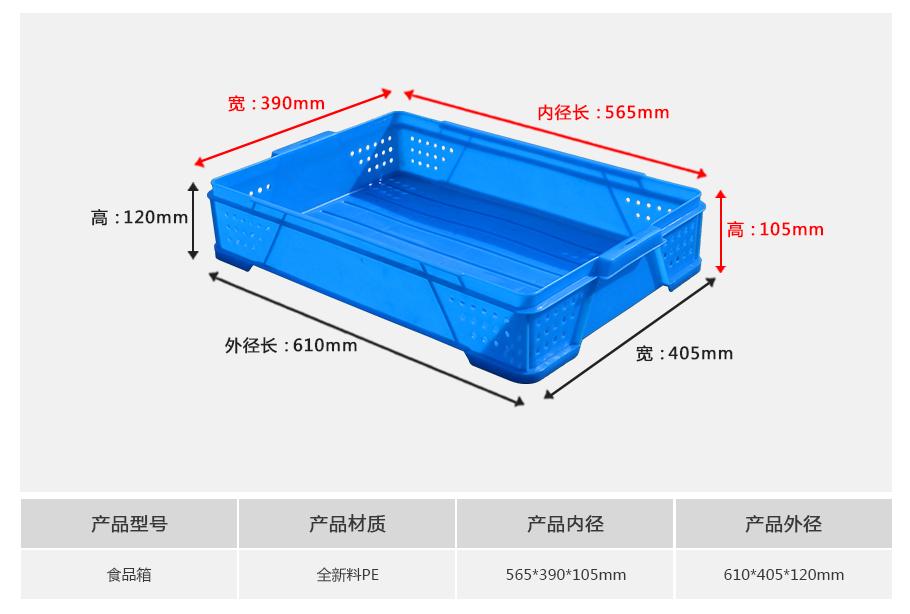 轩盛塑业食品塑料周转箱